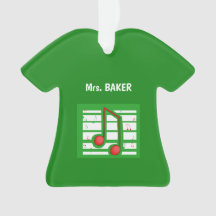 Weihnachts-Musiklehrer, Hinweise zu Grün