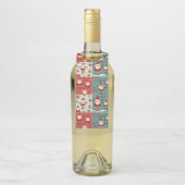 Weihnachts-Muster Flaschenmarken Flaschenanhänger (Auf Flasche)