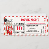 Weihnachts-Nacht Geburtstagsfeier Einladung (Vorderseite)