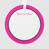 Weihnachts-Nana Wort Kunst Stimmung Ornament (Rückseite)