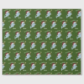 Weihnachts-Narwhal-Wrapping-Papier Geschenkpapier (Flach)