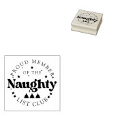 Weihnachts-Naughty List Funny Gummistempel (Stempel)