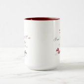 Weihnachts-Naughty/Nizza-Tasse Tasse (Zentrum)