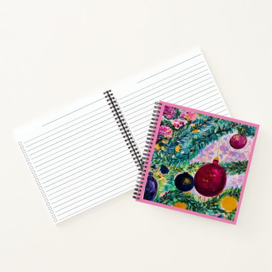 Weihnachts-Naughty oder schönes Notebook Notizblock (Innenseite)