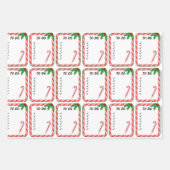 Weihnachts-Naughty und Nice Wrapping Paper Geschenkpapier Set (Vorderseite 3)