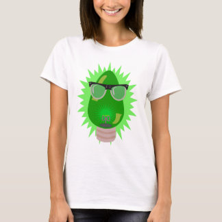 Weihnachts Nerd Cartoon Custom Holiday Bulle T-Shirt