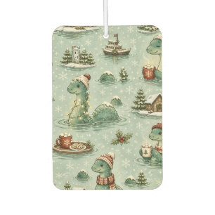 Weihnachts-Nessie Loch Ness Monster Cozy Kryptiden Autolufterfrischer