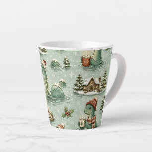 Weihnachts-Nessie Loch Ness Monster Cozy Kryptiden Milchtasse