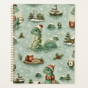 Weihnachts-Nessie Loch Ness Monster Cozy Kryptiden Planer