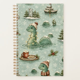 Weihnachts-Nessie Loch Ness Monster Cozy Kryptiden Planer