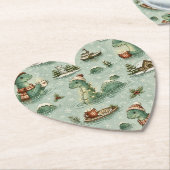 Weihnachts-Nessie Loch Ness Monster Cozy Kryptiden Untersetzer (angewinkelt)