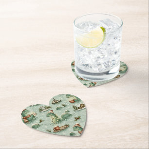 Weihnachts-Nessie Loch Ness Monster Cozy Kryptiden Untersetzer