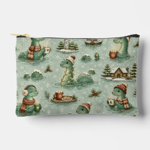 Weihnachts-Nessie Loch Ness Monster Cozy Kryptiden Zubehörtasche