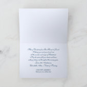 Weihnachts-neue Adresse / Ankündigungen zum Umzieh (Innenseite)