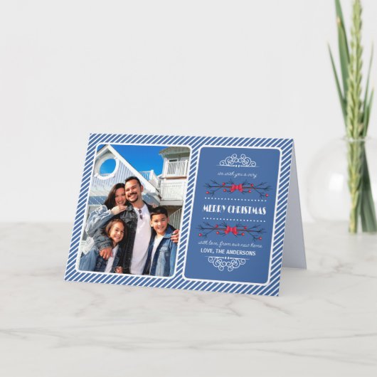 Weihnachts-neue Adresse / Ankündigungen zum Umzieh (Vorderseite)