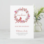 Weihnachts neue Zuhause für bewegte Feiertage Ankündigung (Stehend Vorderseite)