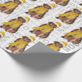 Weihnachts-Neufundland für Hunde-Lover-Urlaub Geschenkpapier (Ecke)