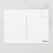 Weihnachts-Neugeborene Ankündigung Postkarte (Rückseite)