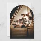 Weihnachts-Neujahrsdusche Brunch Party Einladung (Rückseite)