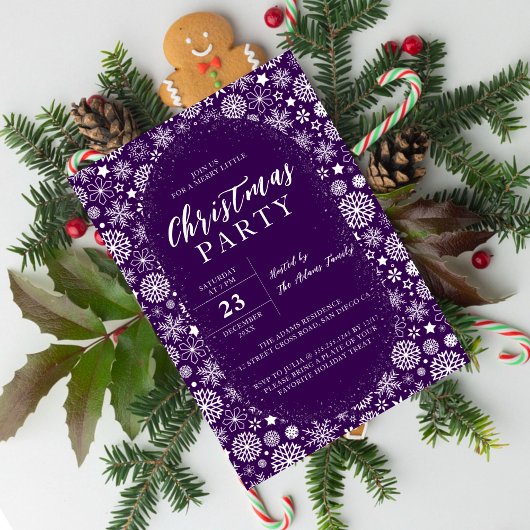 Weihnachts-Neujahrsdusche Brunch Party Invit Einladung