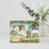 Weihnachts-News Feiertagspostkarte (Stehend Vorderseite)