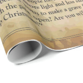 Weihnachts-News Glossy Wrapping Paper, 30" x 6' Geschenkpapier (Rolleneckpunkt)