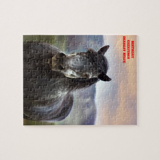 Weihnachts-Nichte. Jigsaw Puzzle (Horizontal)