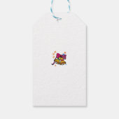 Weihnachts-Niedlich-Doodle-Clip Art Design Geschen Geschenkanhänger (Rückseite)