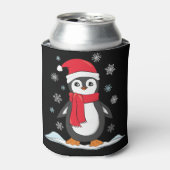 Weihnachts-Niedlich-Pinguin Dosenkühler (Kanne Vorderseite)