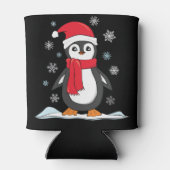 Weihnachts-Niedlich-Pinguin Dosenkühler (Rückseite)