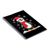 Weihnachts-Niedlich-Pinguin Notizblock (Rechte Seite)