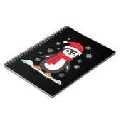 Weihnachts-Niedlich-Pinguin Notizblock (Linke Seite)