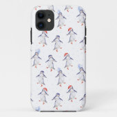 Weihnachts Niedlich Tanzpinguine Pattern Case-Mate iPhone Hülle (Rückseite)