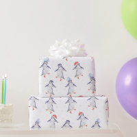 Weihnachts Niedlich Tanzpinguine Pattern