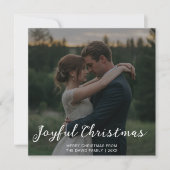 Weihnachts-Niedliche Couple Card Feiertagskarte (Vorderseite)