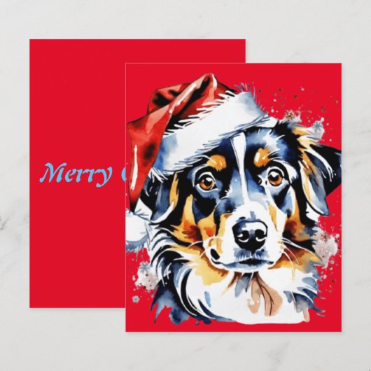 Weihnachts-niedlicher Welpe (Vorne/Hinten)