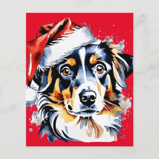 Weihnachts-niedlicher Welpe (Vorderseite)