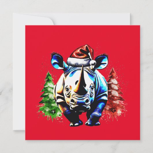 Weihnachts-niedlicher Welpe Einladung (Vorderseite)