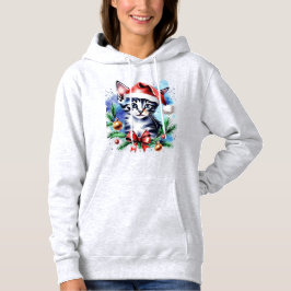 Weihnachts-niedlicher Welpe Hoodie