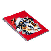 Weihnachts-niedlicher Welpe Notizblock (Rechte Seite)