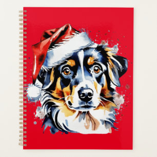 Weihnachts-niedlicher Welpe Planer