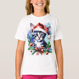 Weihnachts-niedlicher Welpe T-Shirt