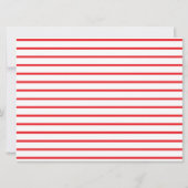 Weihnachts-Nizza-Liste des Weihnachtsmanns Einladung (Rückseite)