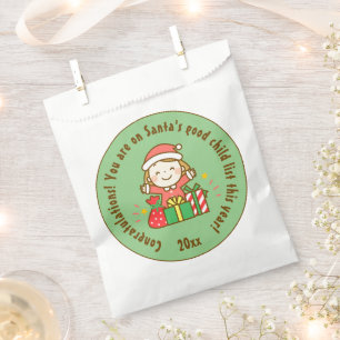 Weihnachts-Nizza-Liste Kinder Geschenk von Weihnac Geschenktütchen