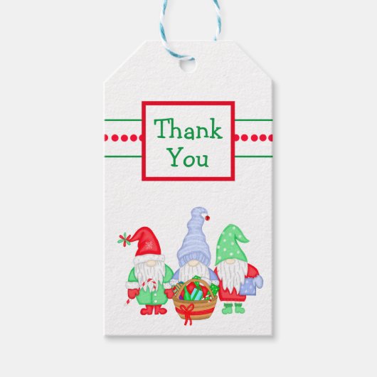 Weihnachts-Nomaden Vielen Dank für Ihr Geschenk Ta Geschenkanhänger (Vorderseite)