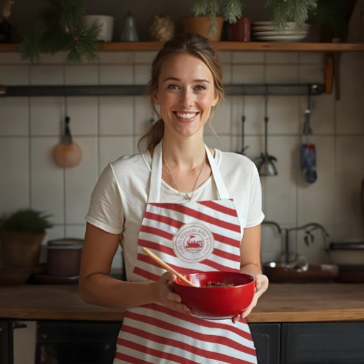 Weihnachts-Nordpol-Express-Bahn Personalisiert Schürze