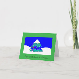 Weihnachts-Northland-Grußkarte Feiertagskarte