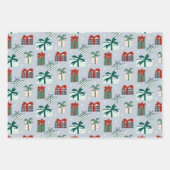 Weihnachts-Nostalgie-Verpackung Geschenkpapier Set (Vorderseite)