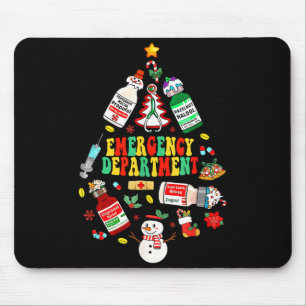 Weihnachts-Notaufnahme Er Rn Krankenschwester Abte Mousepad