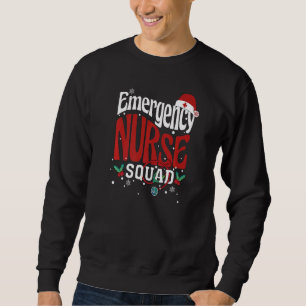 Weihnachts-Notaufnahme-Krankenschwester-Arzt-Notfa Sweatshirt